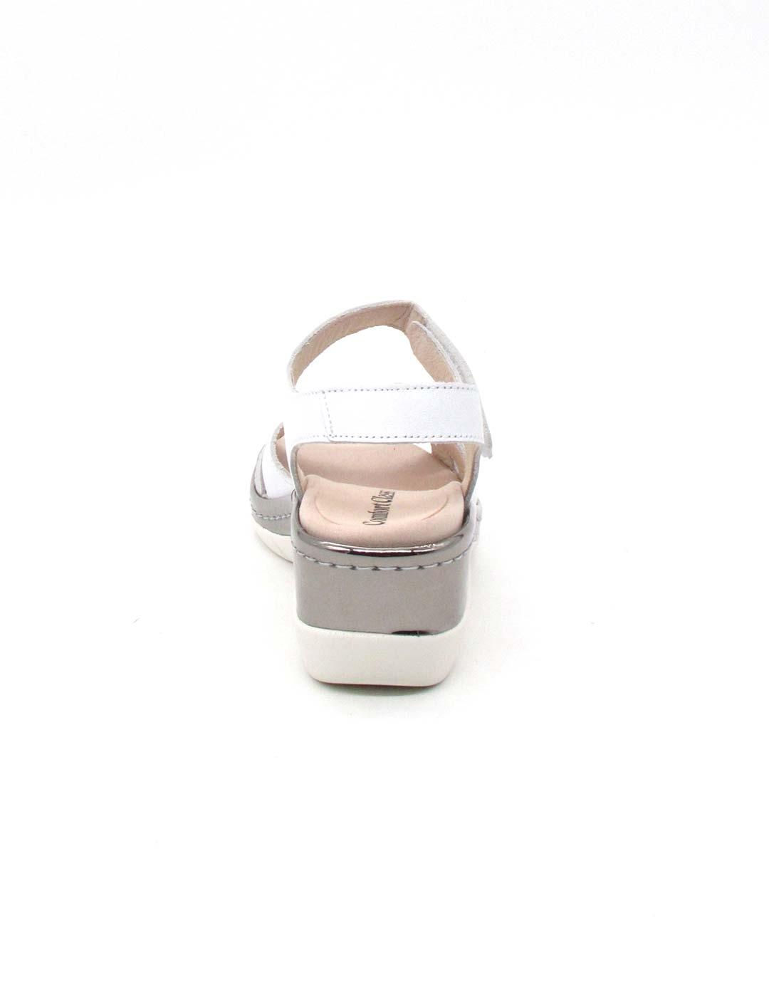 Sandalia Comfort PORTO-204-CL blanco para mujer