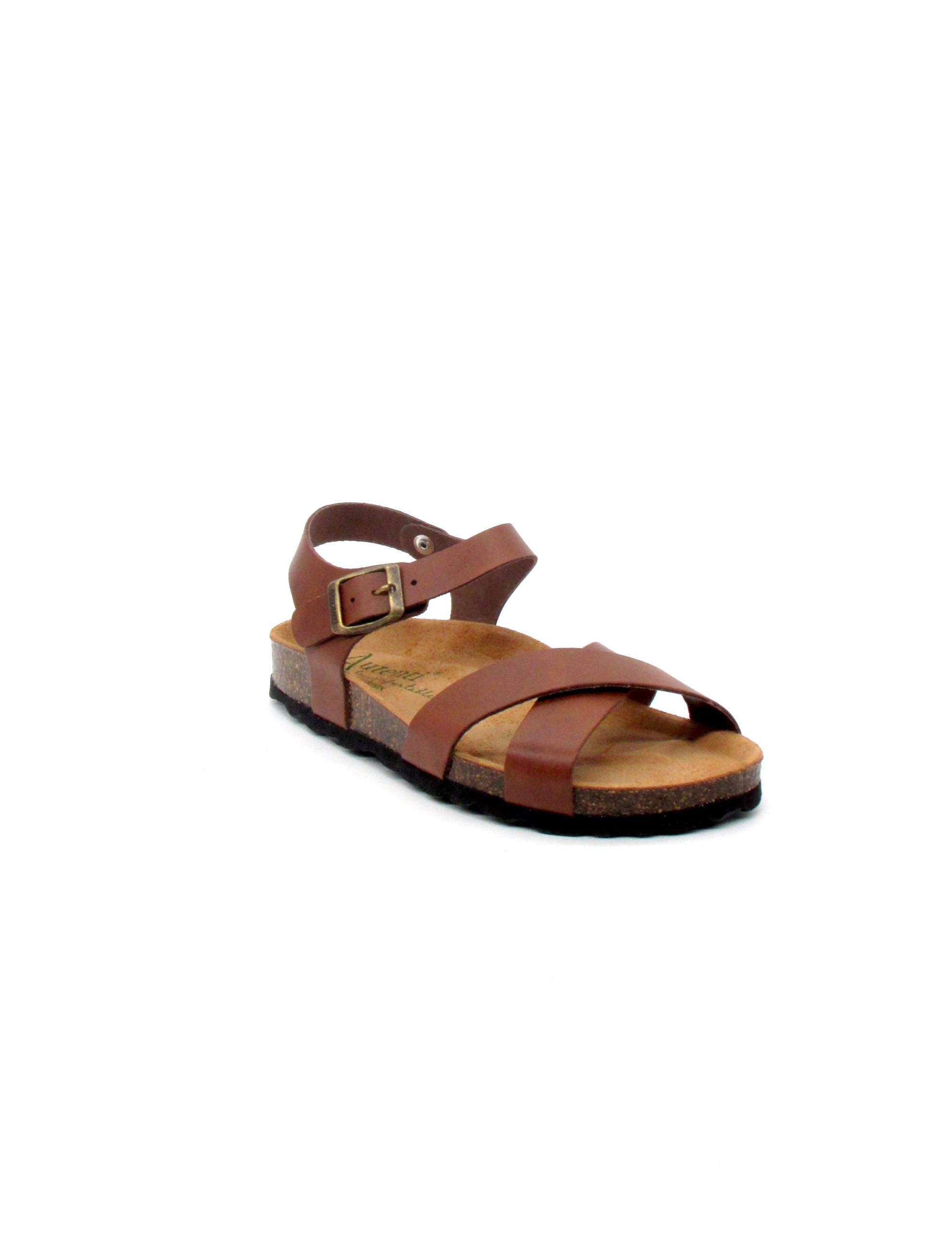 Sandalia Autenti 11053 Bio cuero para mujer