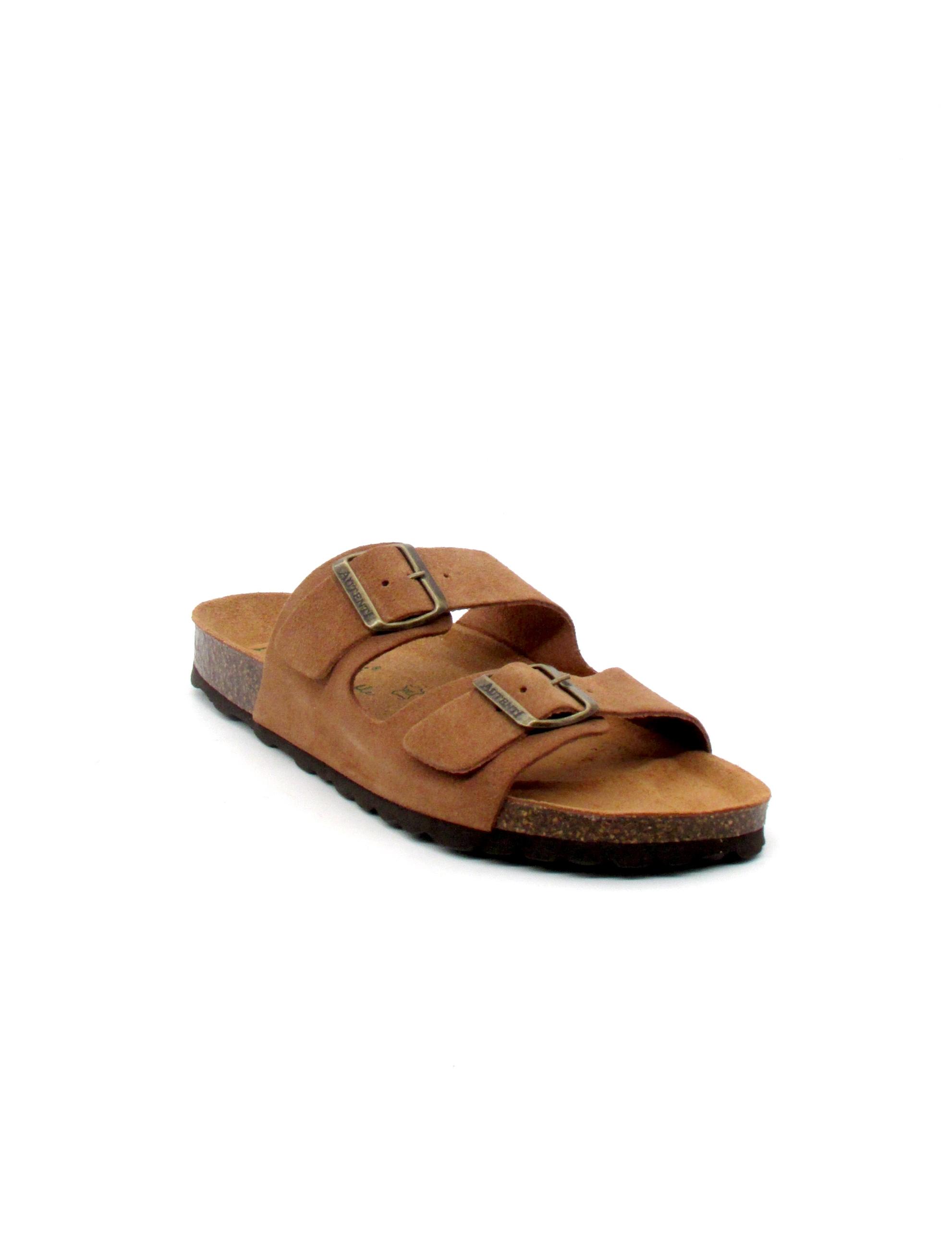 Sandalia Autenti 3195 Bio marrón para mujer