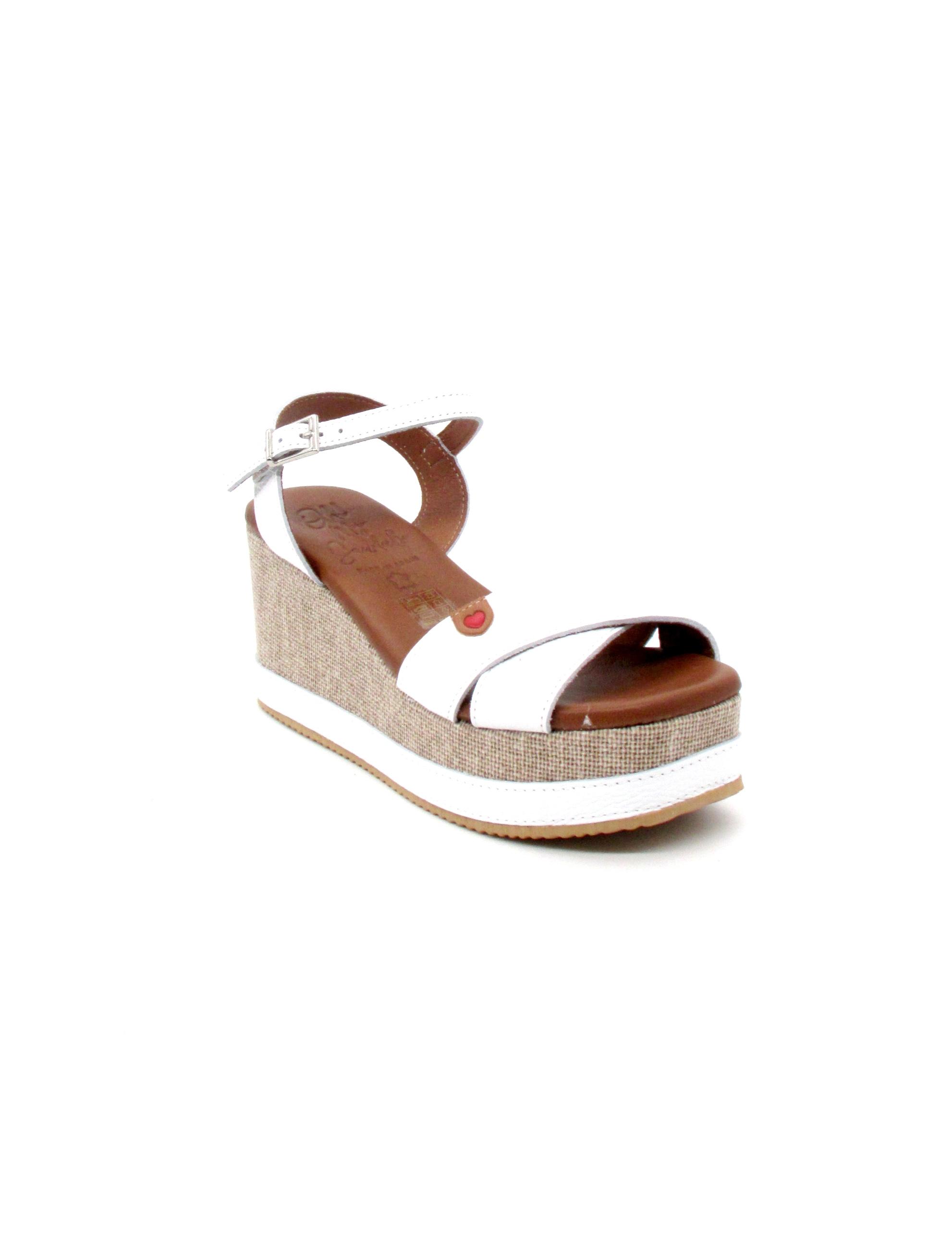 Sandalia Oh My Sandals 5473 blanco para mujer