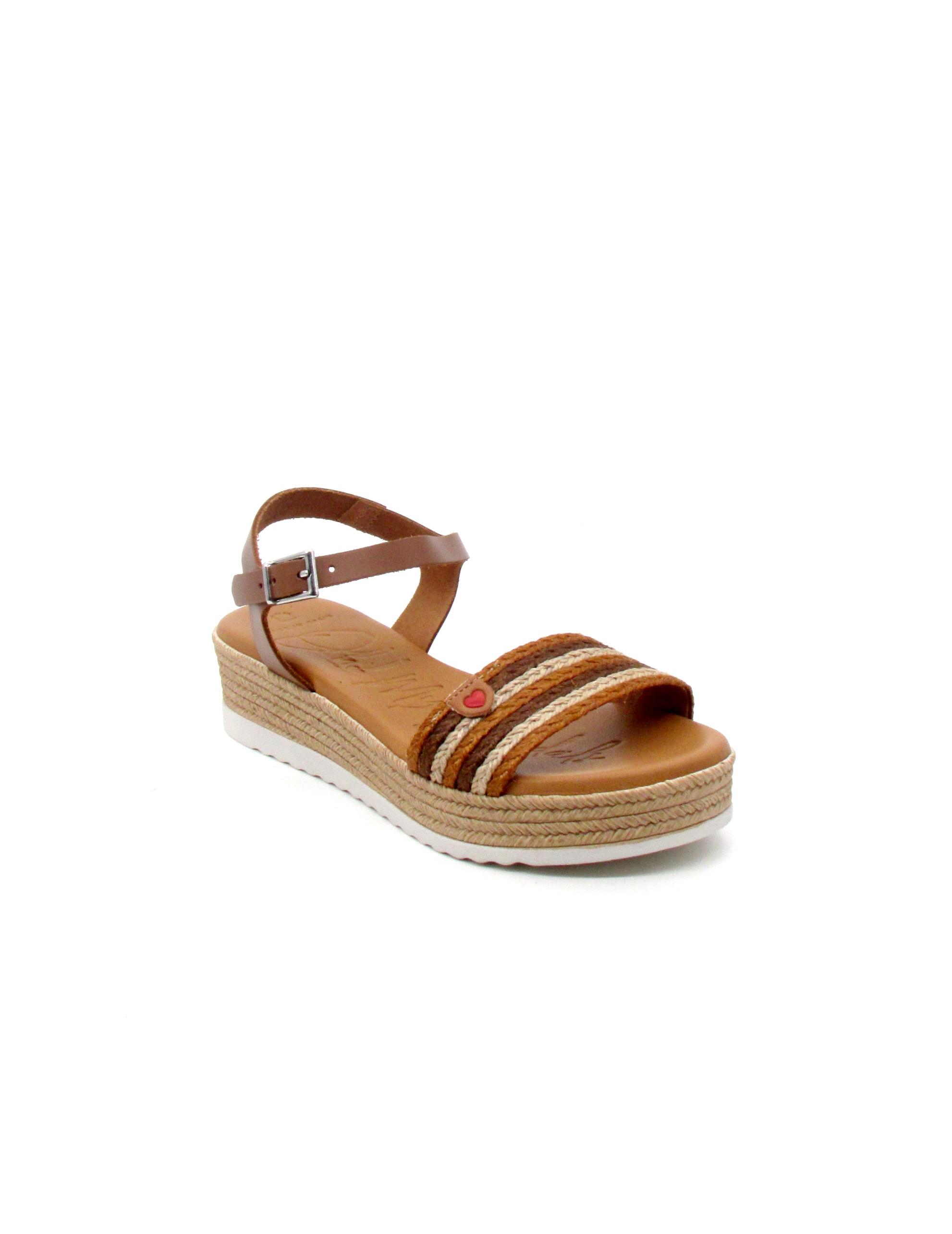 Sandalias Oh My Sandals 5426 roble combinado mujer