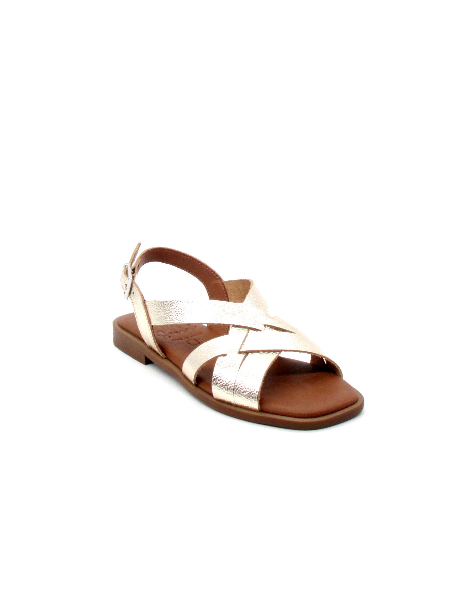 Sandalia Oh My Sandals 5330 champan para mujer