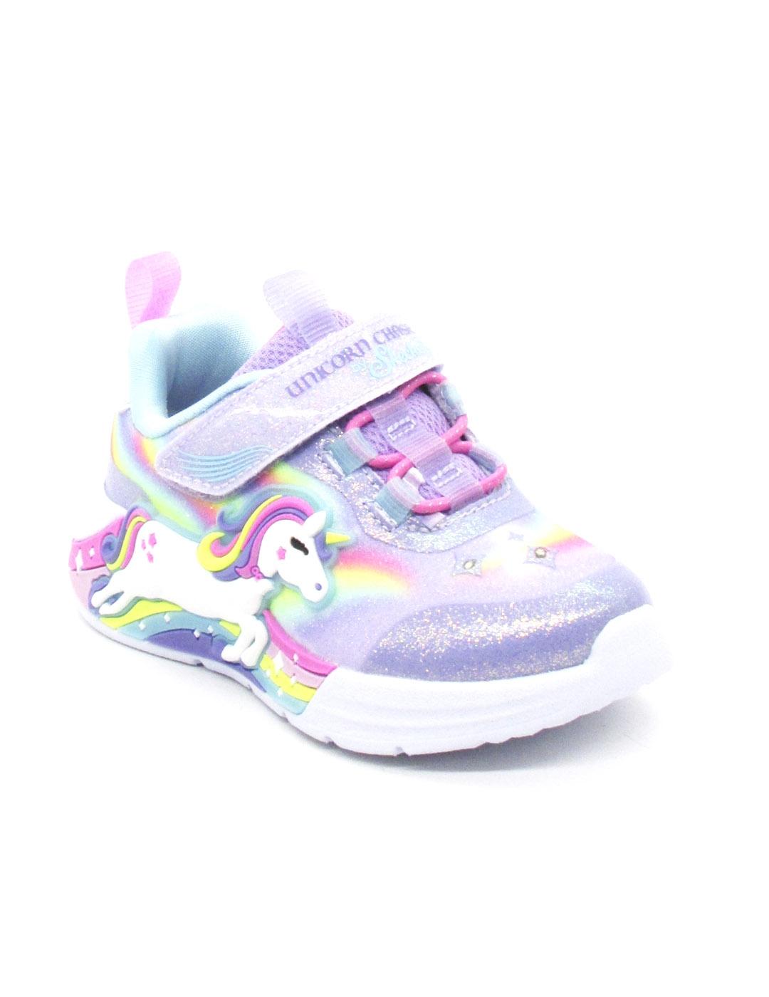 Zapatilla Skechers SLights Unicorn Chaser multicol