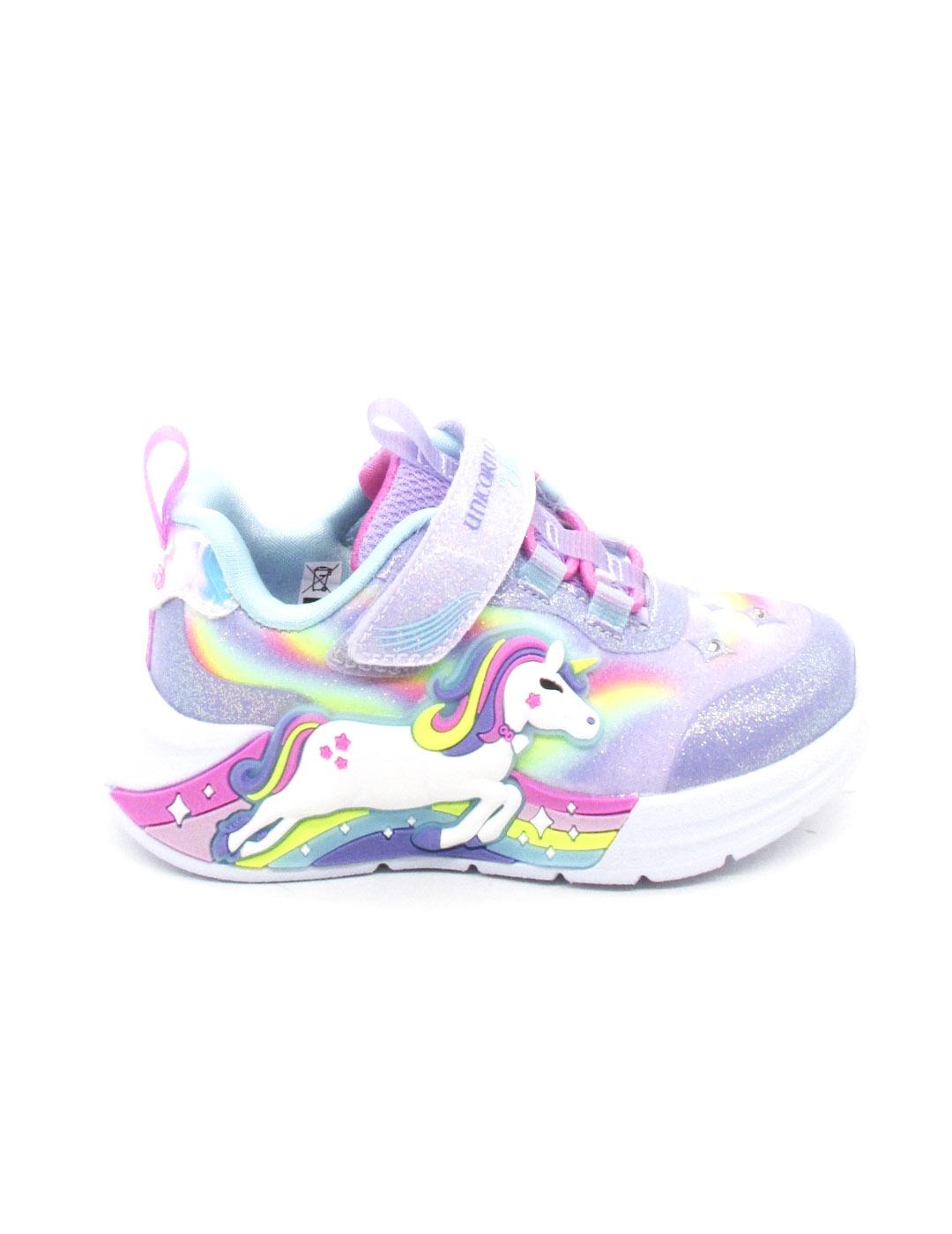 Zapatilla Skechers SLights Unicorn Chaser multicol