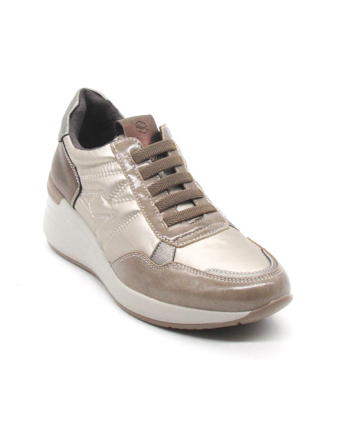 Zapato Deportivo My Soft 24M592 taupe para mujer