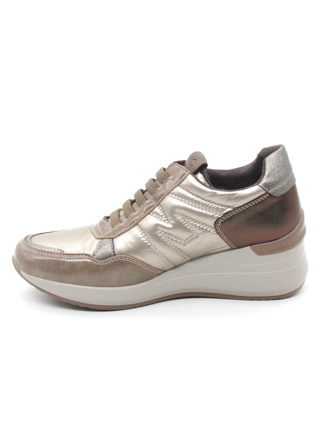 Zapato Deportivo My Soft 24M592 taupe para mujer