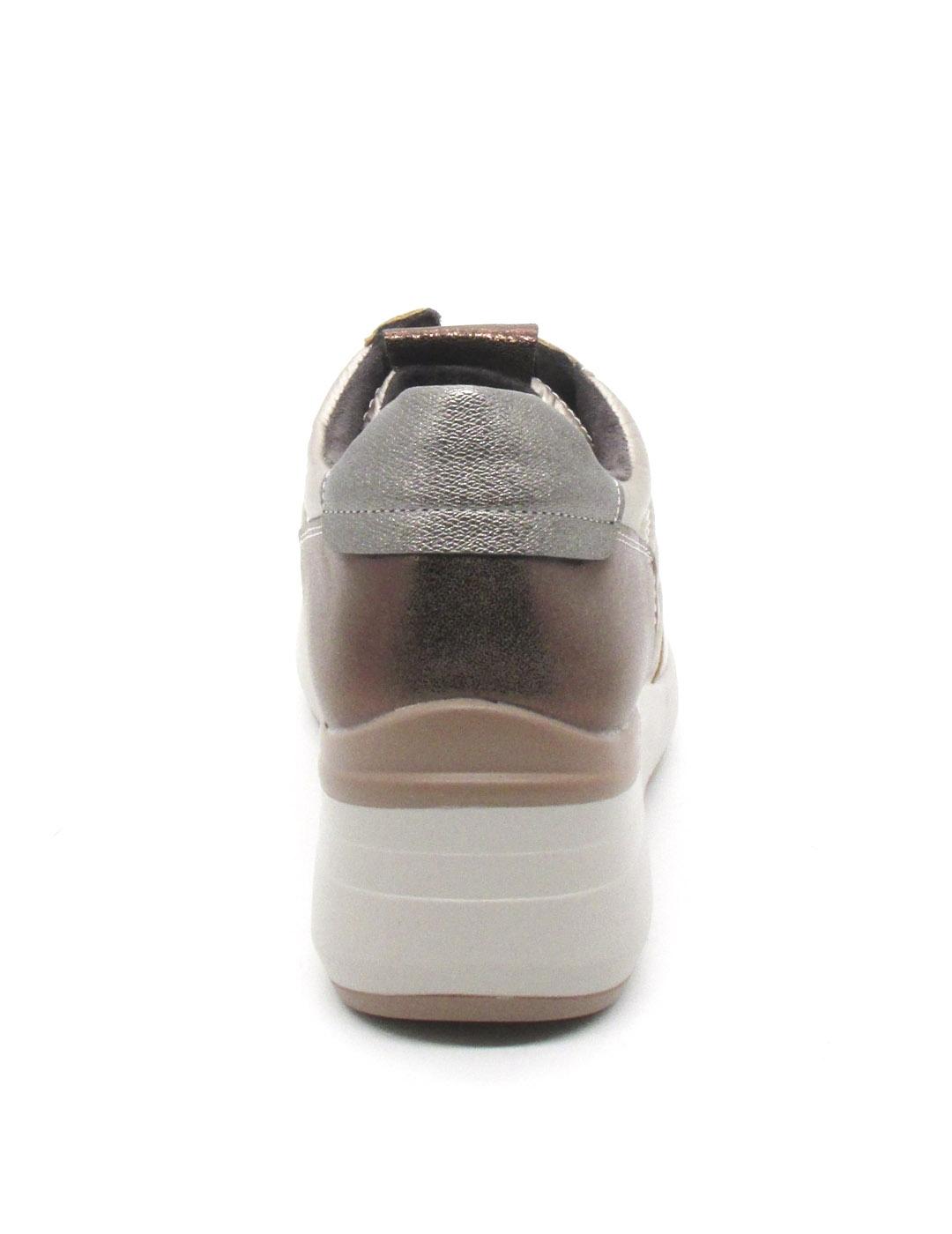 Zapato Deportivo My Soft 24M592 taupe para mujer