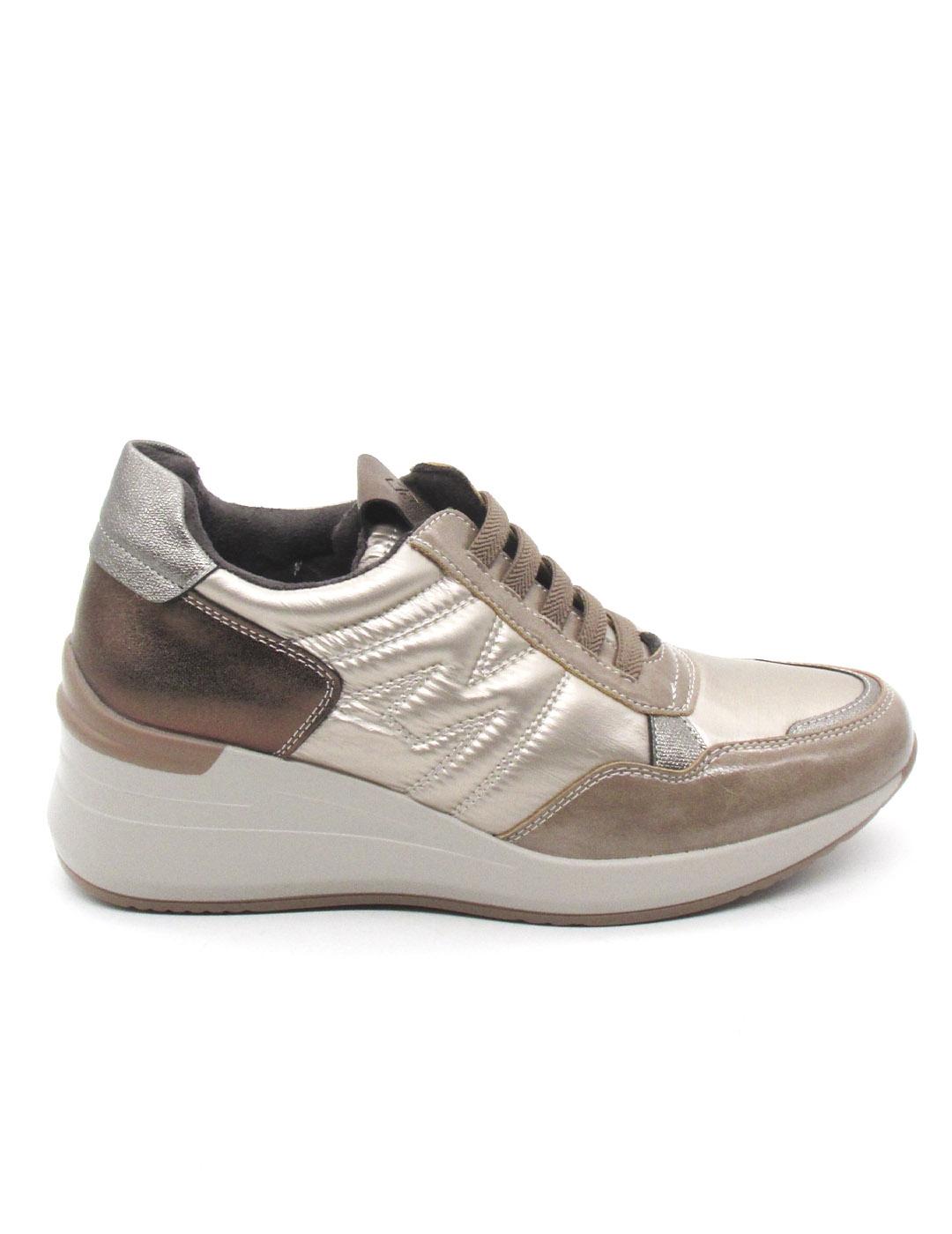 Zapato Deportivo My Soft 24M592 taupe para mujer
