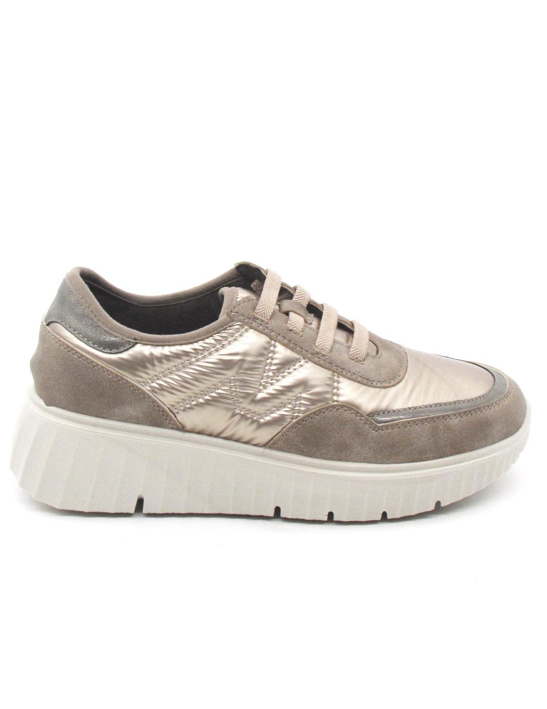 Zapato Deportivo My Soft 24M634 taupe para mujer