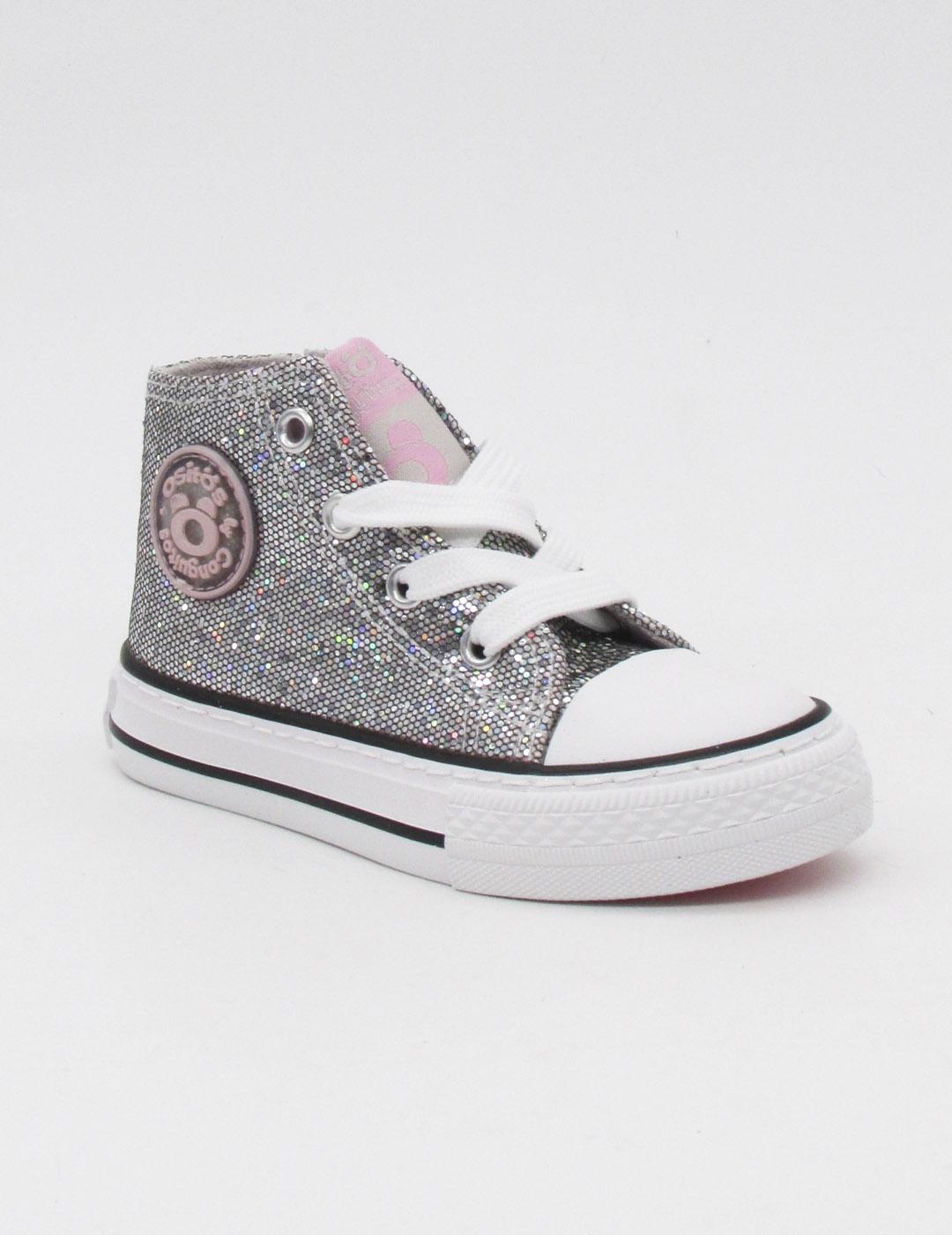 Zapatilla Osito 141064  glitter para niña