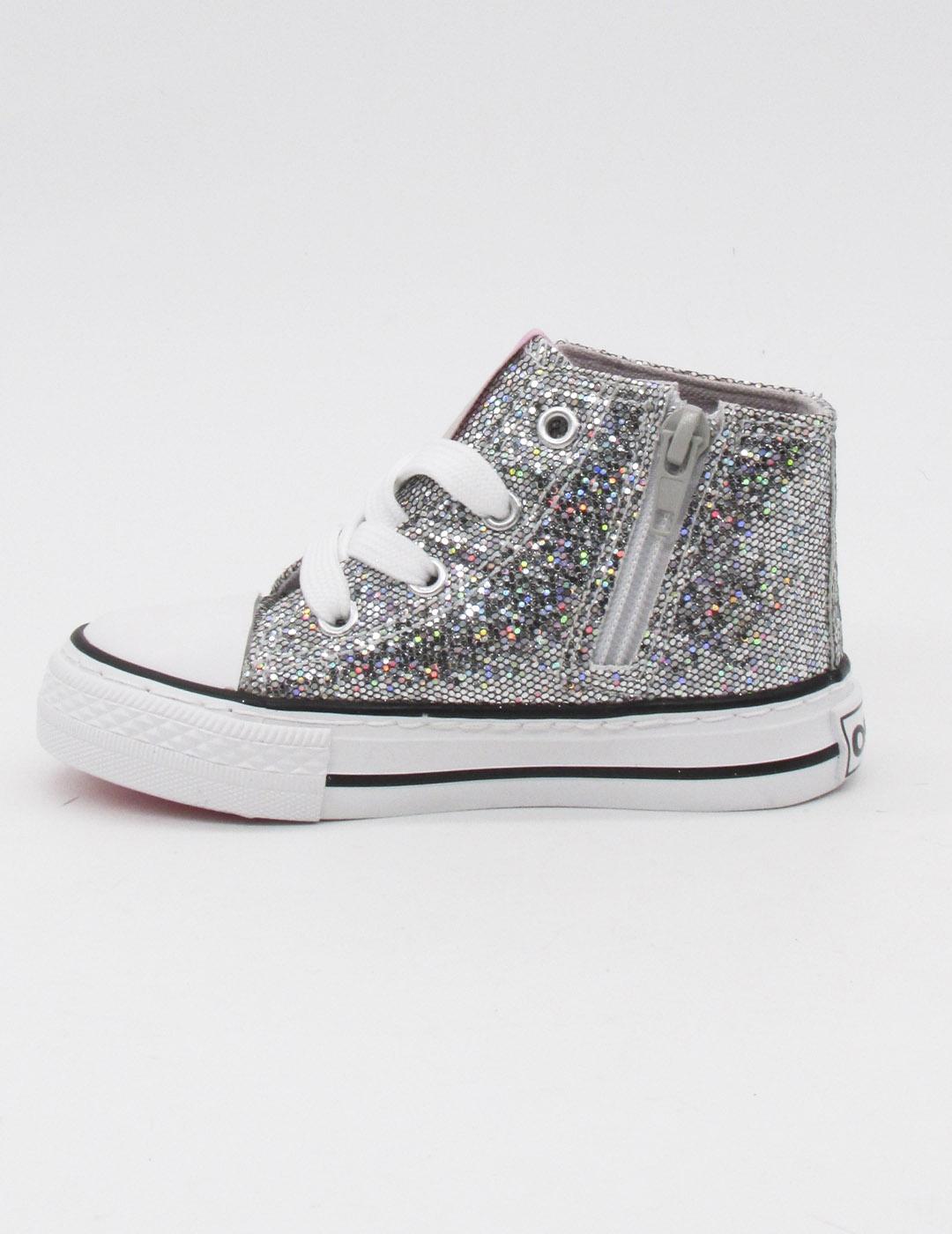 Zapatilla Osito 141064  glitter para niña