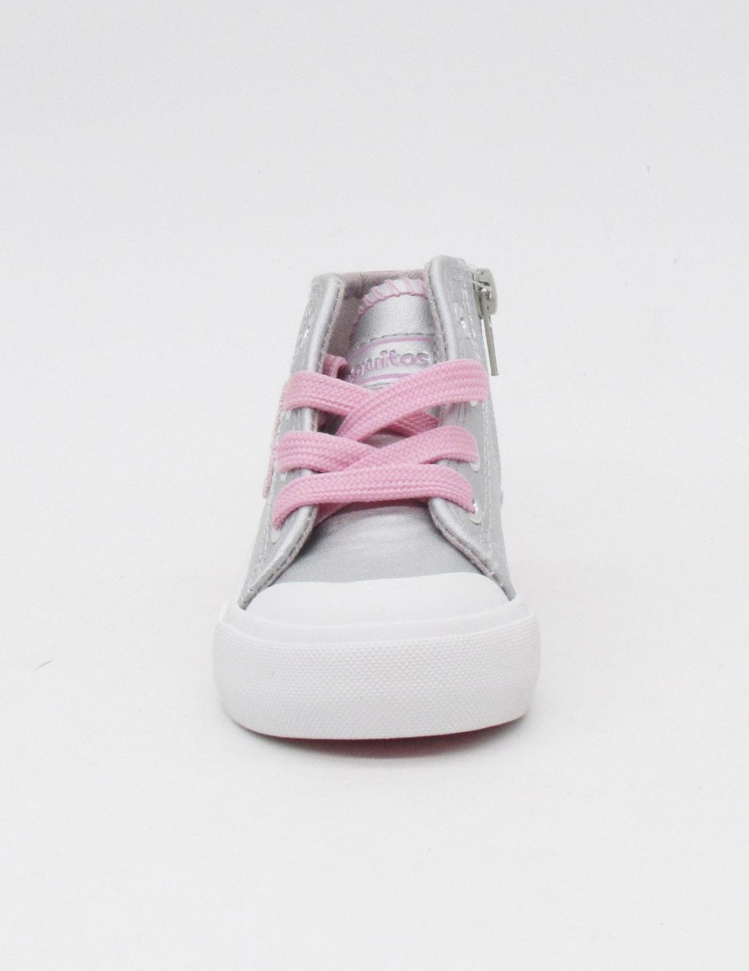Zapatilla Osito 127004 gris para niña