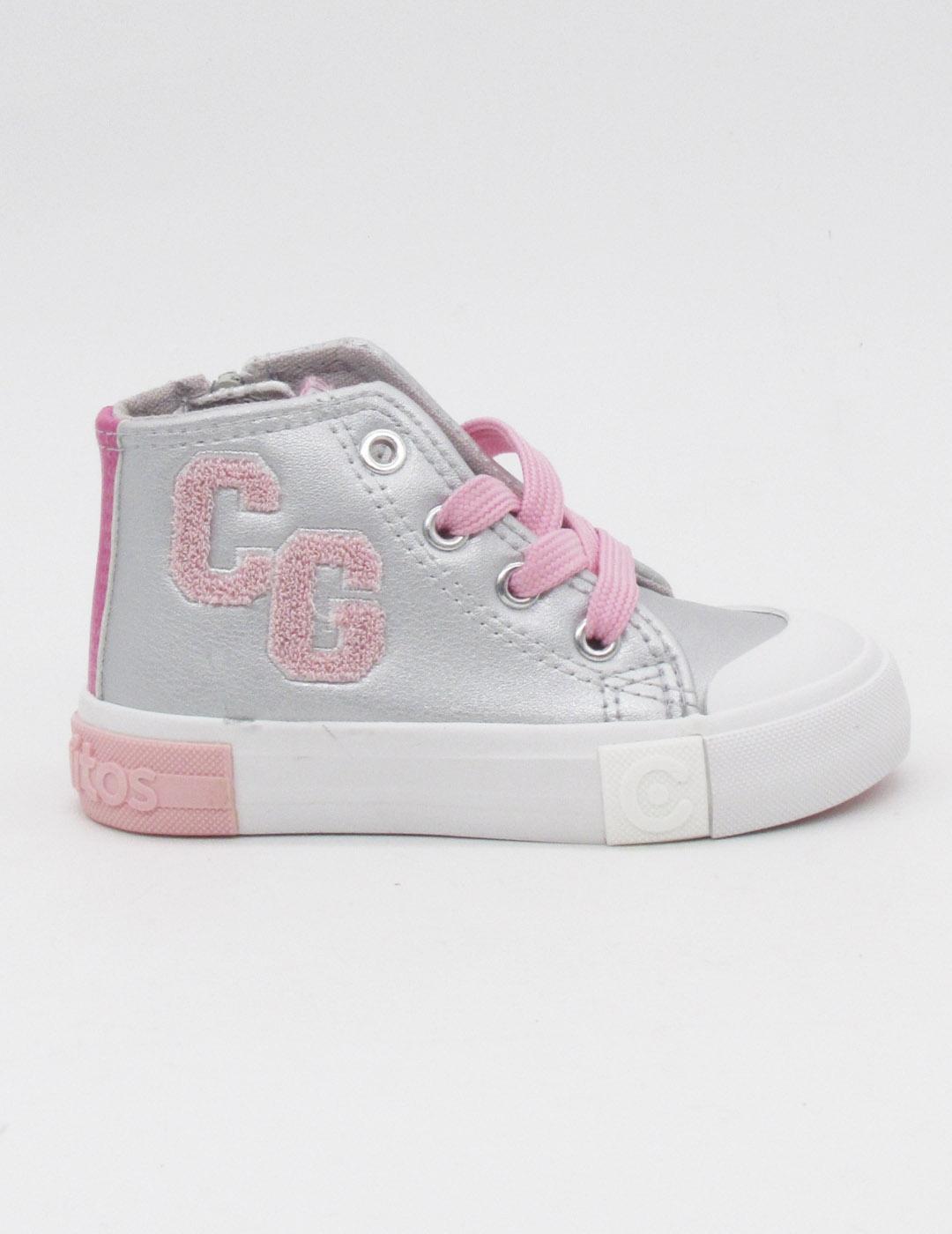 Zapatilla Osito 127004 gris para niña