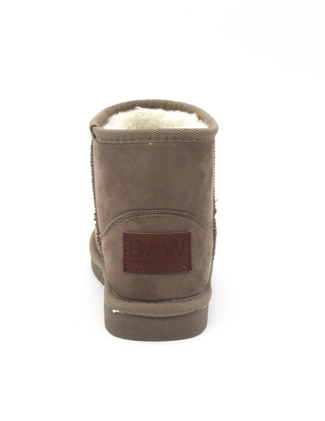 Botín BW BJS542083 taupe para niña
