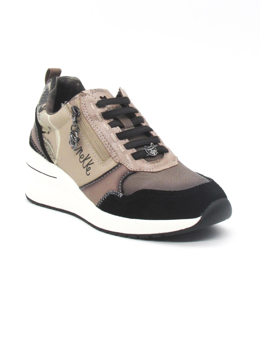 Zapatilla Anekke 39370 marrón/multicolor mujer