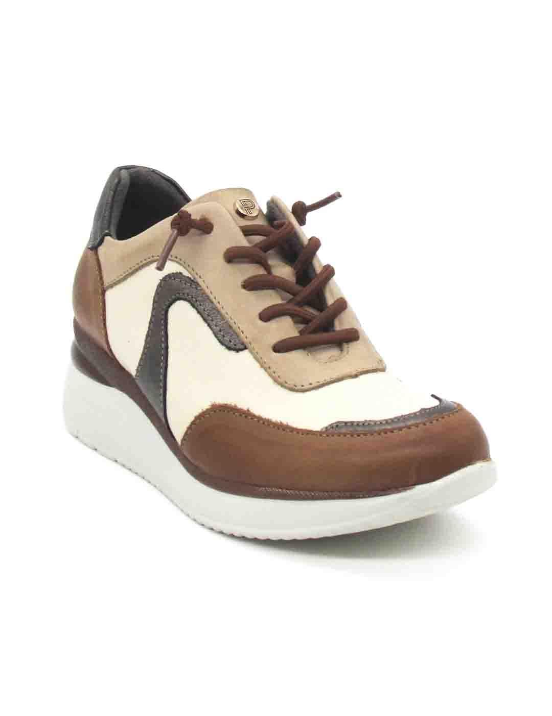 Zapato deportivo Pitillos 10212 cuero para mujer