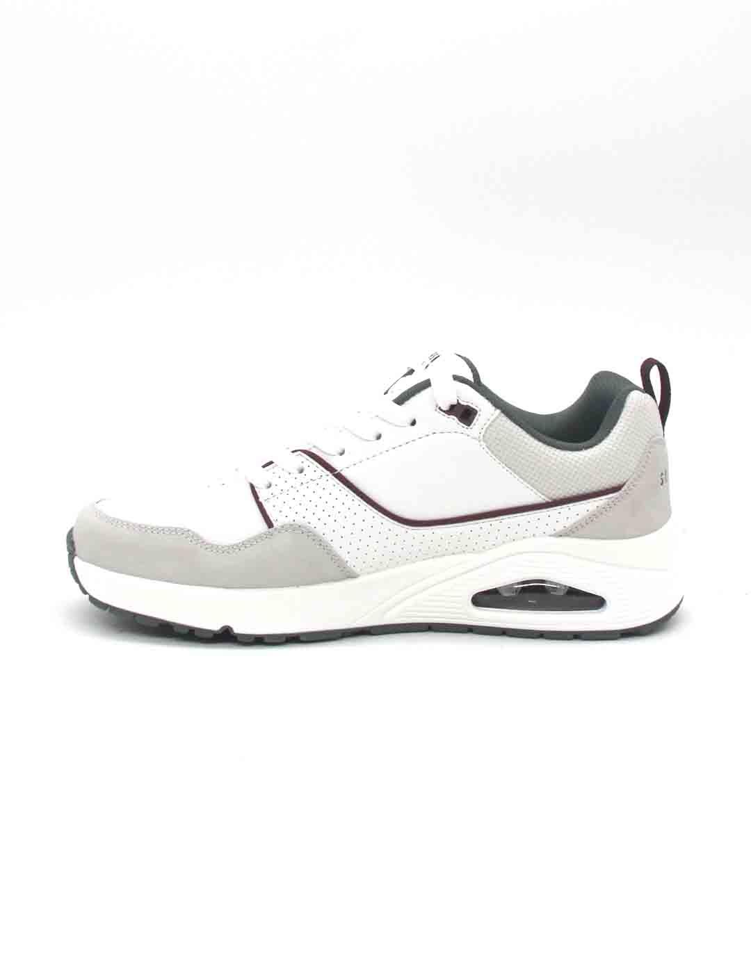 Zapatilla Skechers Uno - Retro One bco/gris