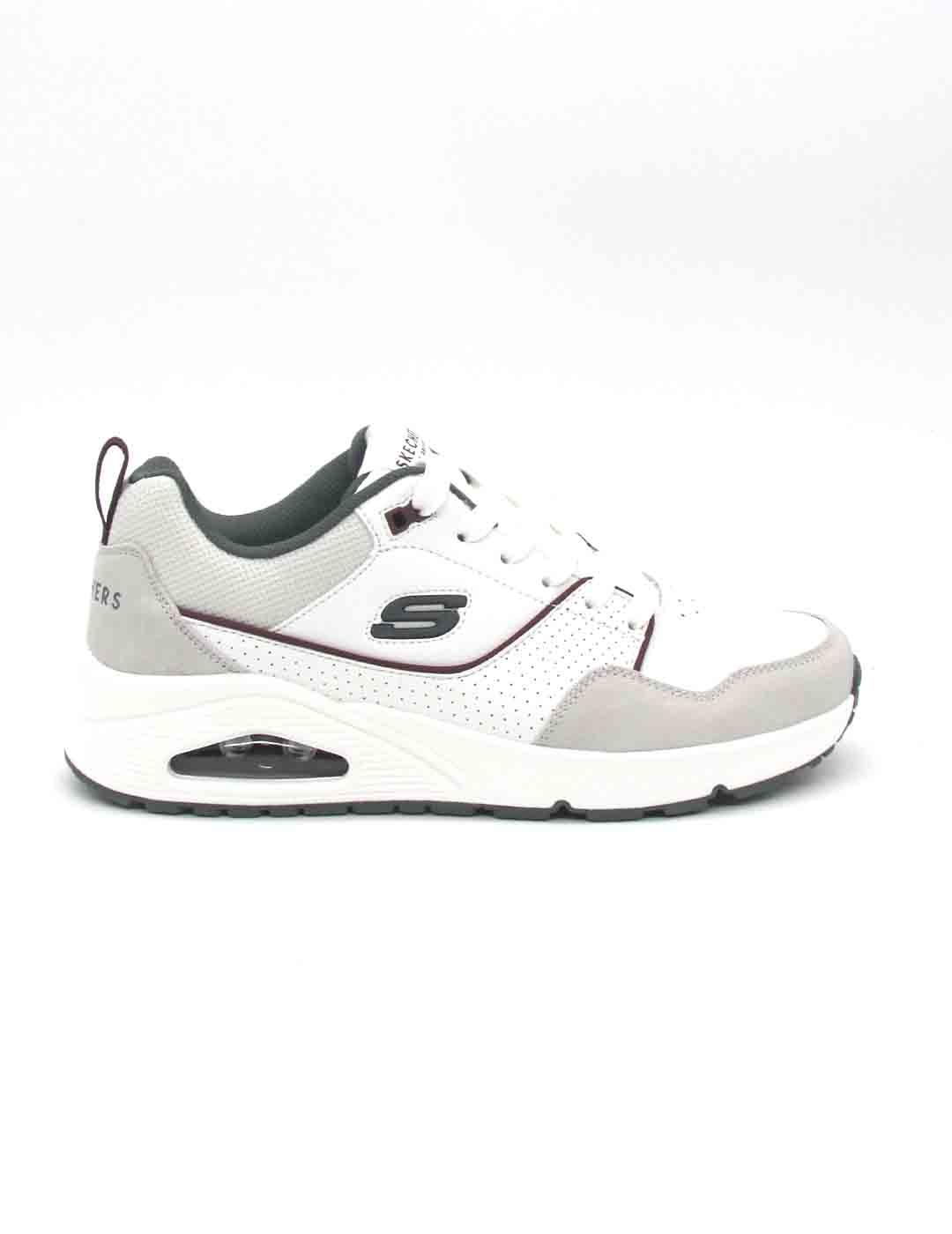 Zapatilla Skechers Uno - Retro One bco/gris