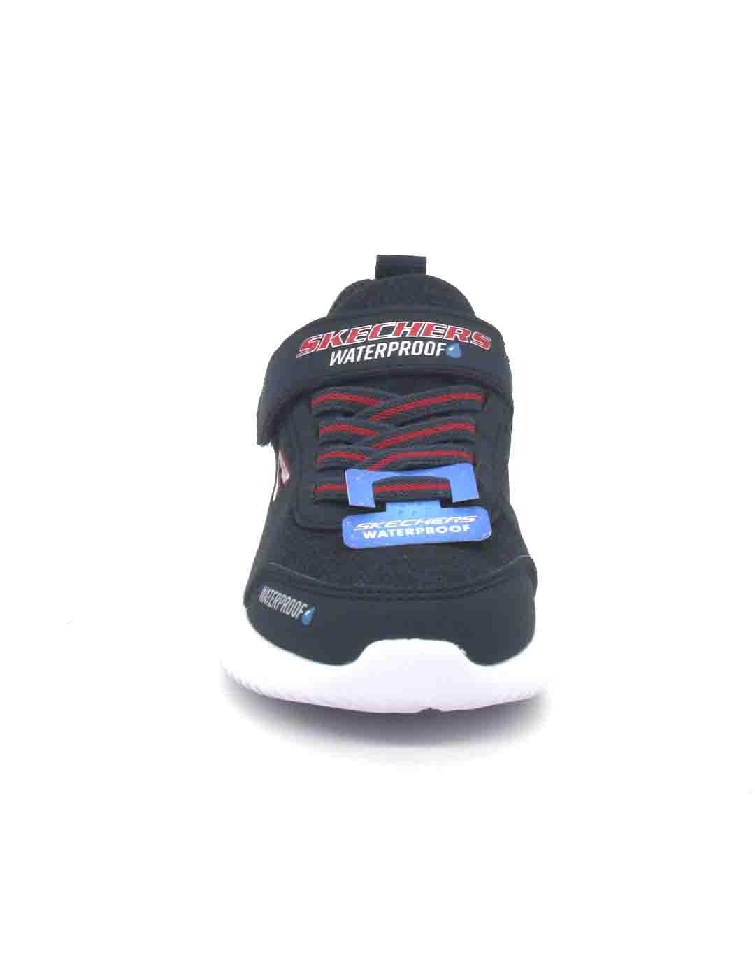 Zapatilla Skechers Bounder-Dripper Drop azul/rojo