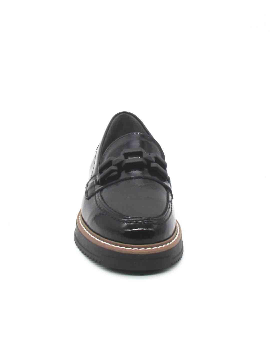 Mocasín Pitillos 10070 negro para mujer