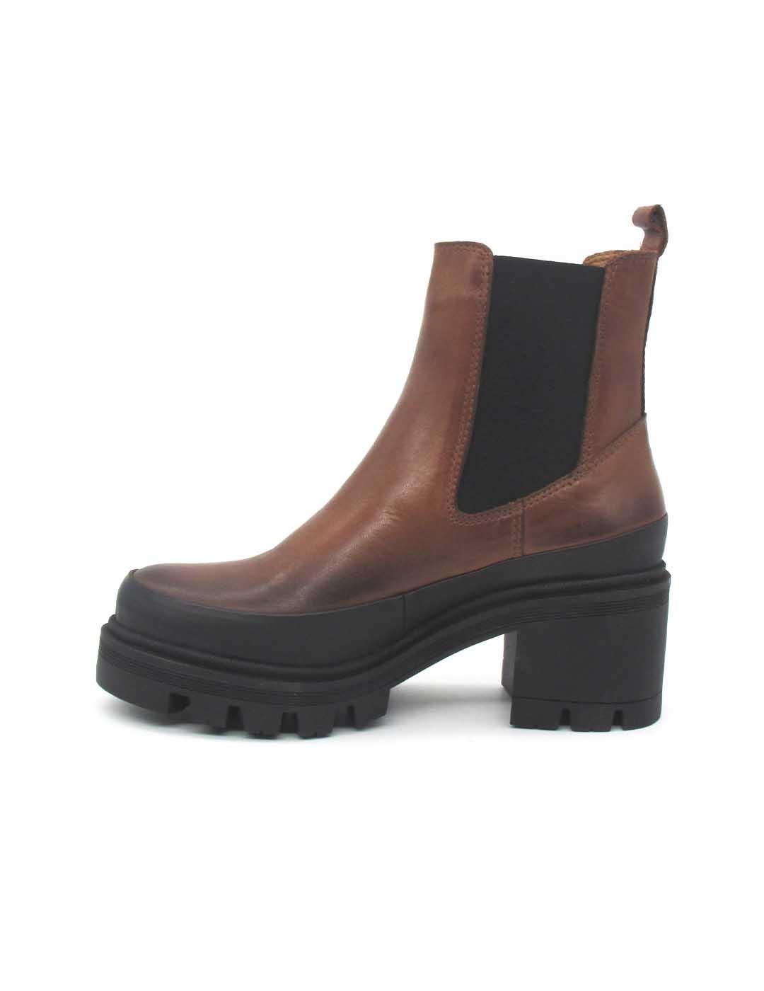 Botín Creatro IB21608 cuero tacón para mujer