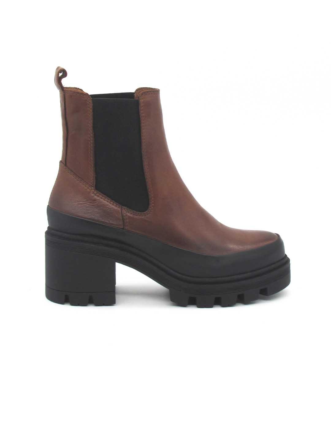 Botín Creatro IB21608 cuero tacón para mujer