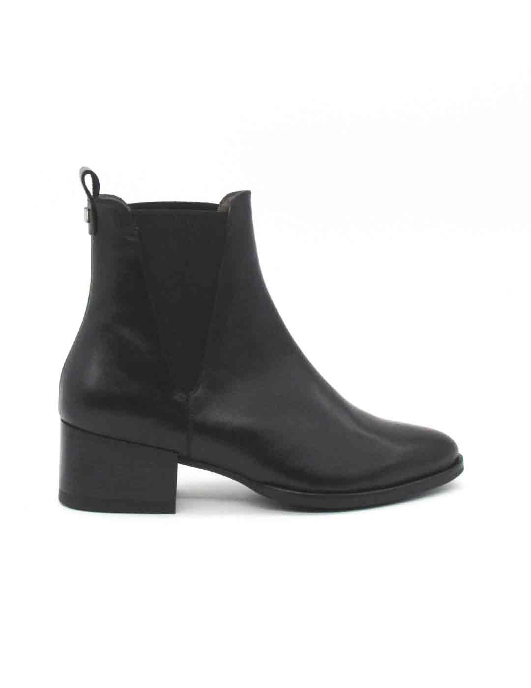 Botín Wonders 6912 negro de tacón para mujer