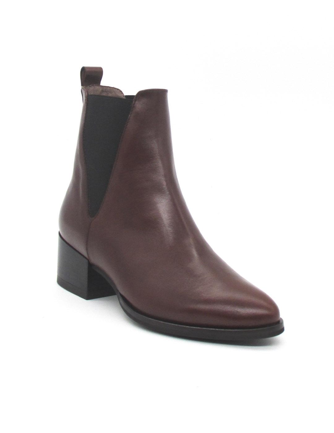 Botín Wonders 6912 marrón de tacón para mujer