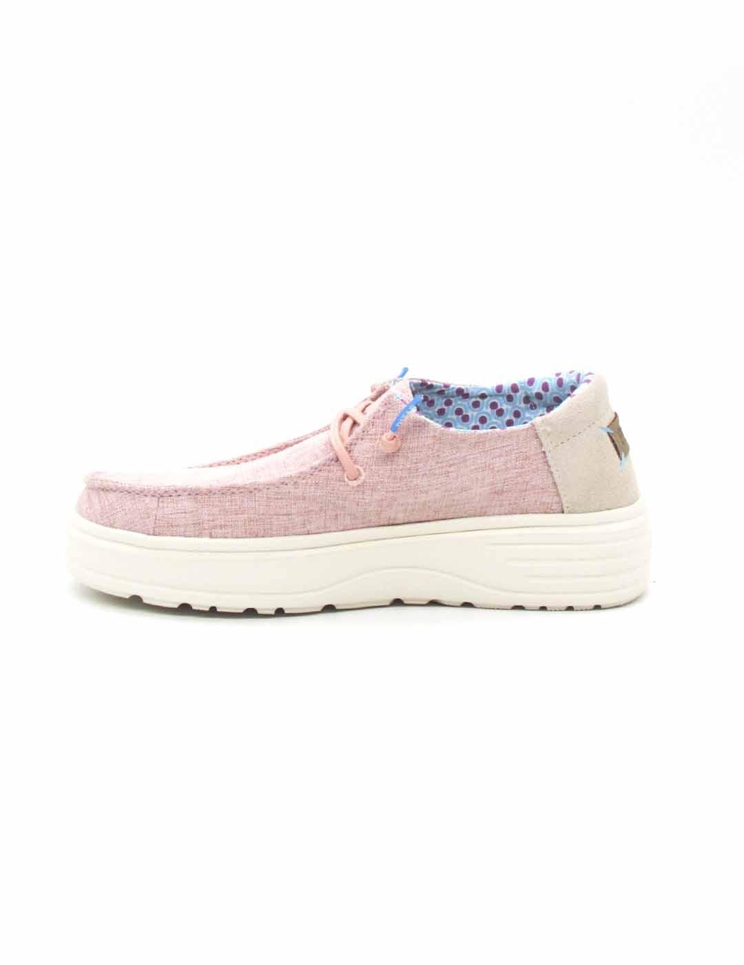 Nautico Pitas POPPY de color rosa para mujer