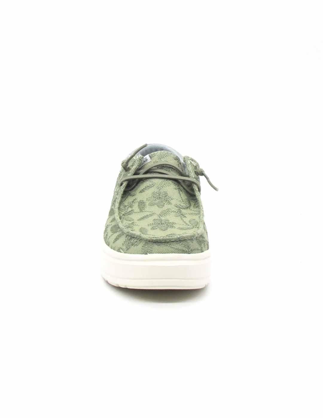 Nautico Pitas BLOOM de color verde para mujer