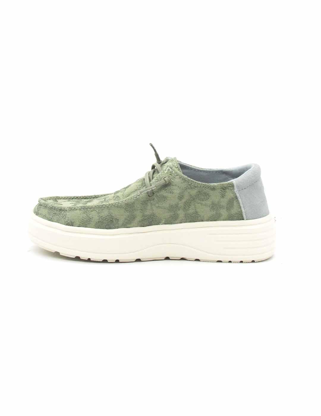 Nautico Pitas BLOOM de color verde para mujer