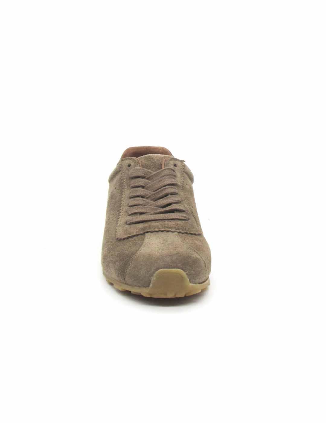 Zapato deportivo Creator S-4159 con cordón color taupe mujer