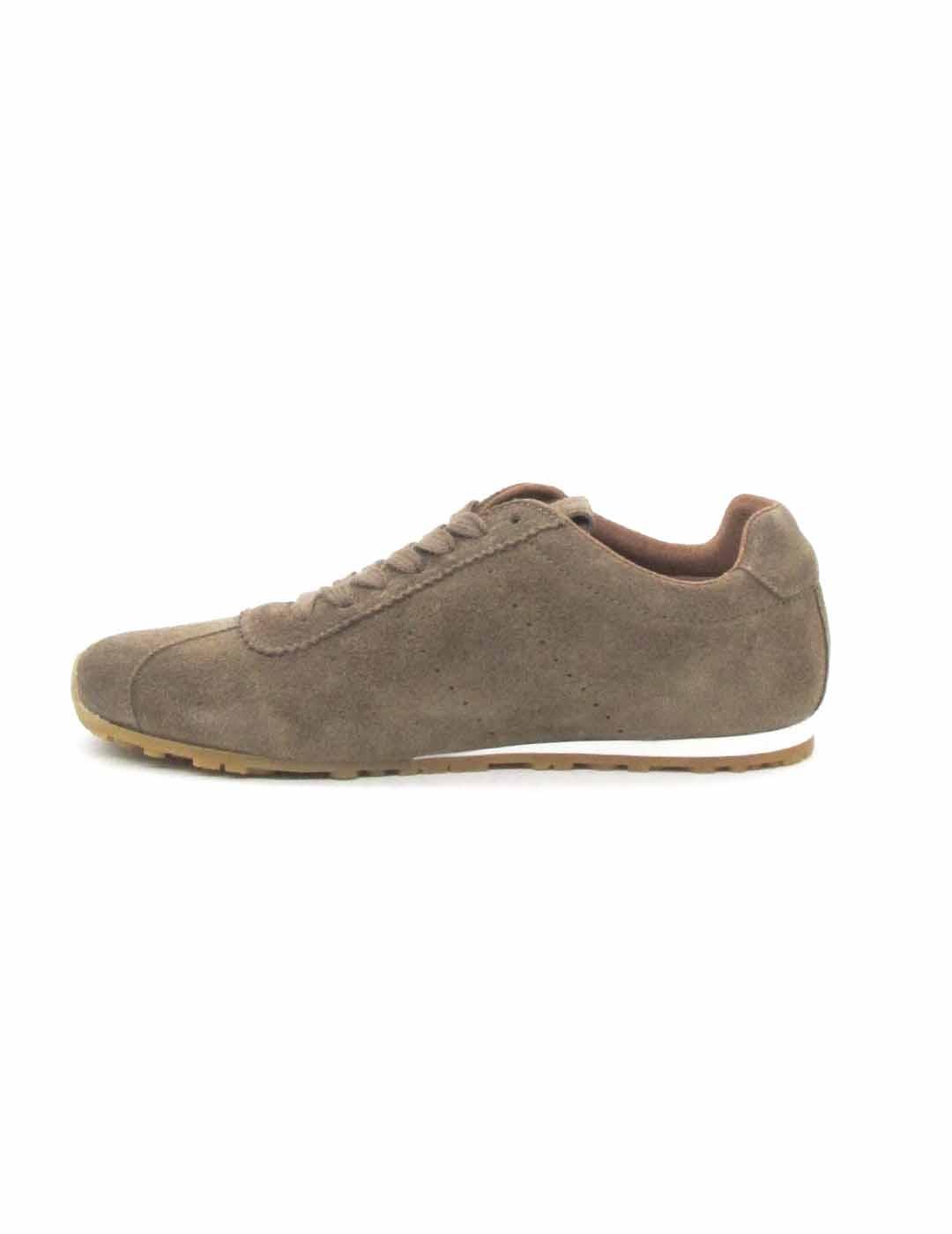 Zapato deportivo Creator S-4159 con cordón color taupe mujer