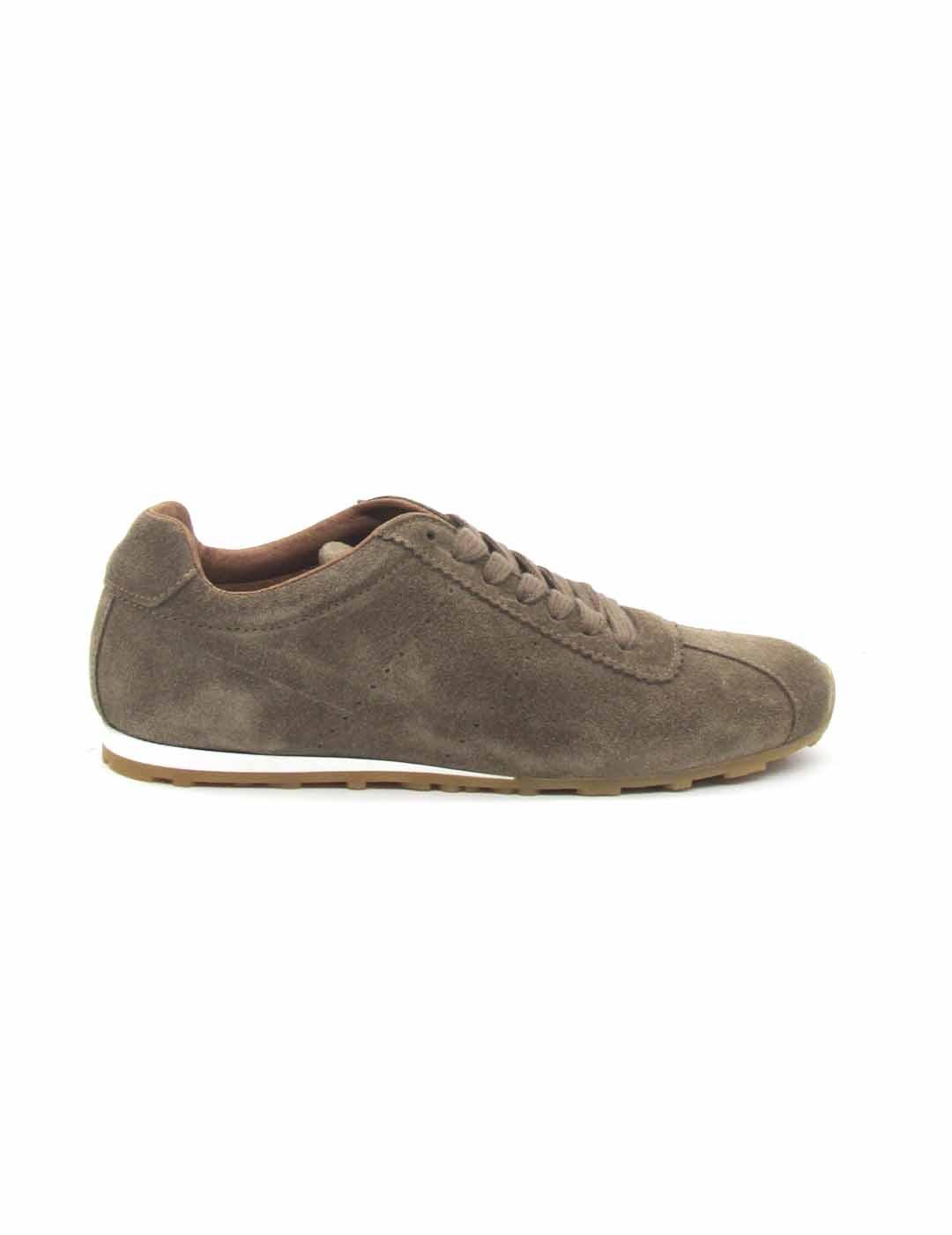 Zapato deportivo Creator S-4159 con cordón color taupe mujer