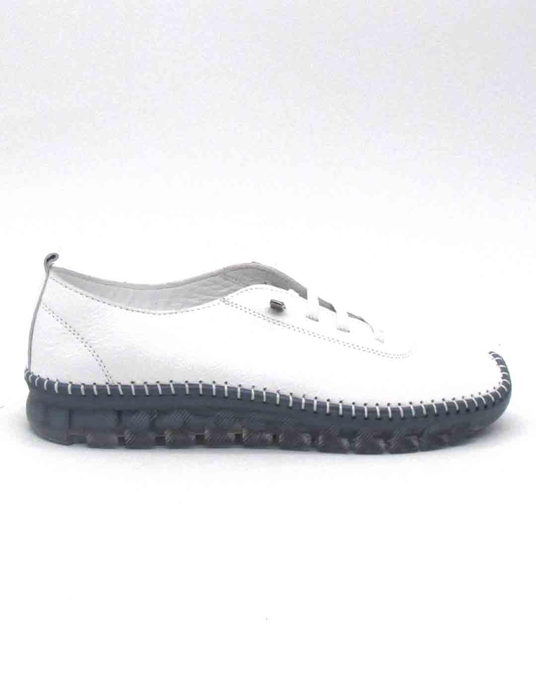 511601/30 ZAPATO DEPORTIVO BLANCO ELASTICO