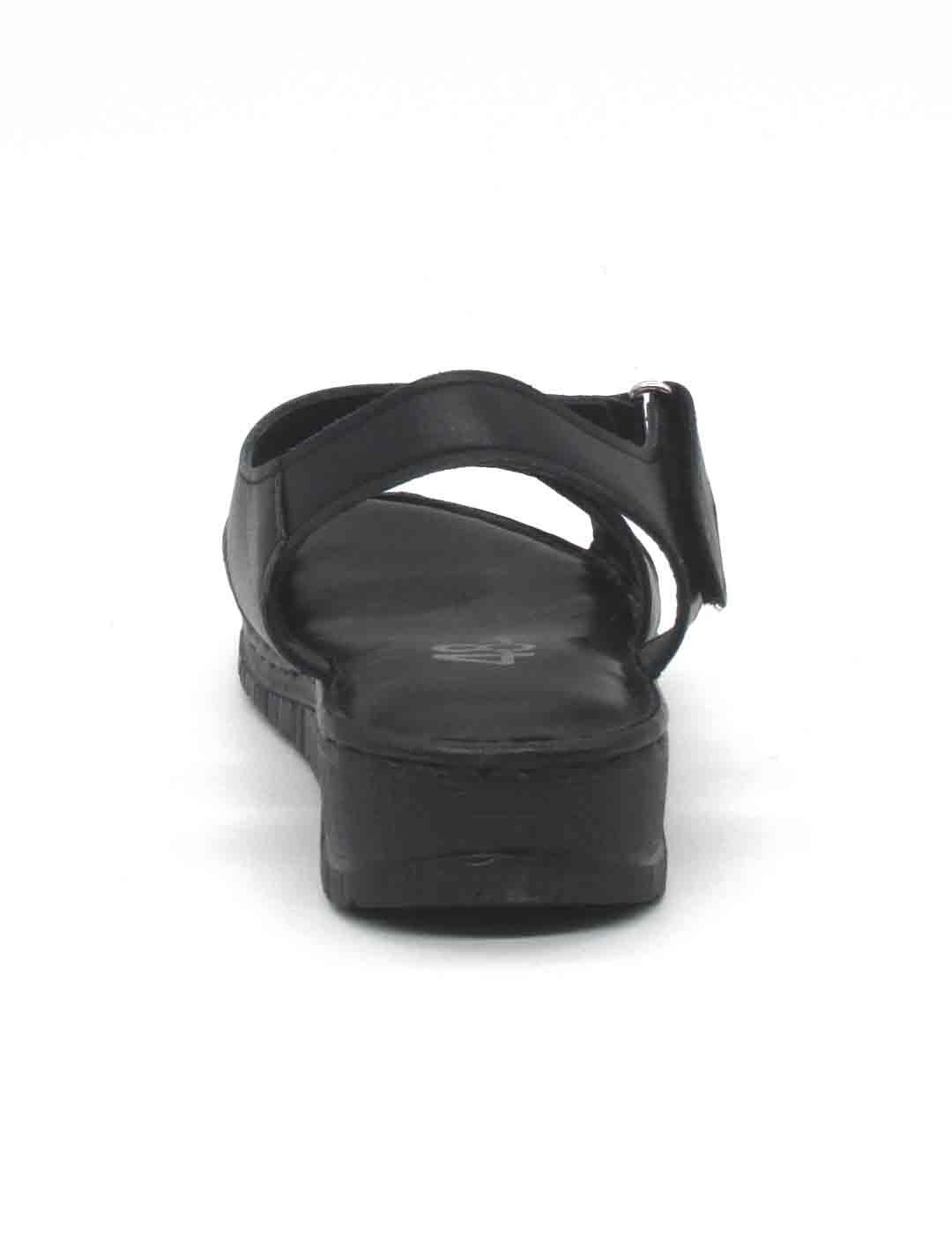 Sandalia 48 HORAS 514301/01 de color negro para mujer