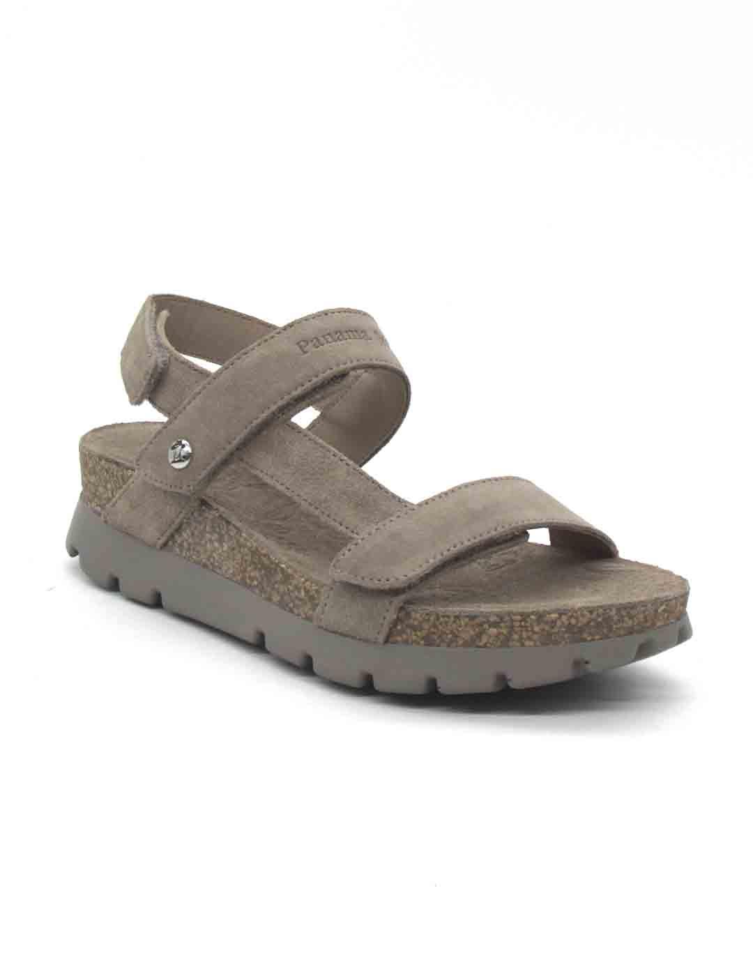 SELMA B19 PANANA JACK SANDALIA  TAUPE PLANA