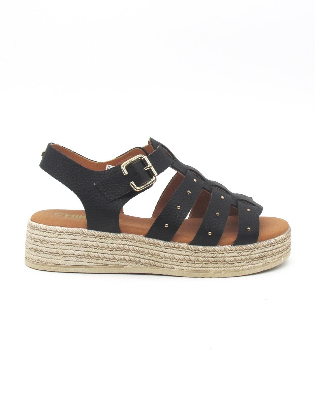 MAYRA 02 CHIKA 10 SANDALIA NEGRO