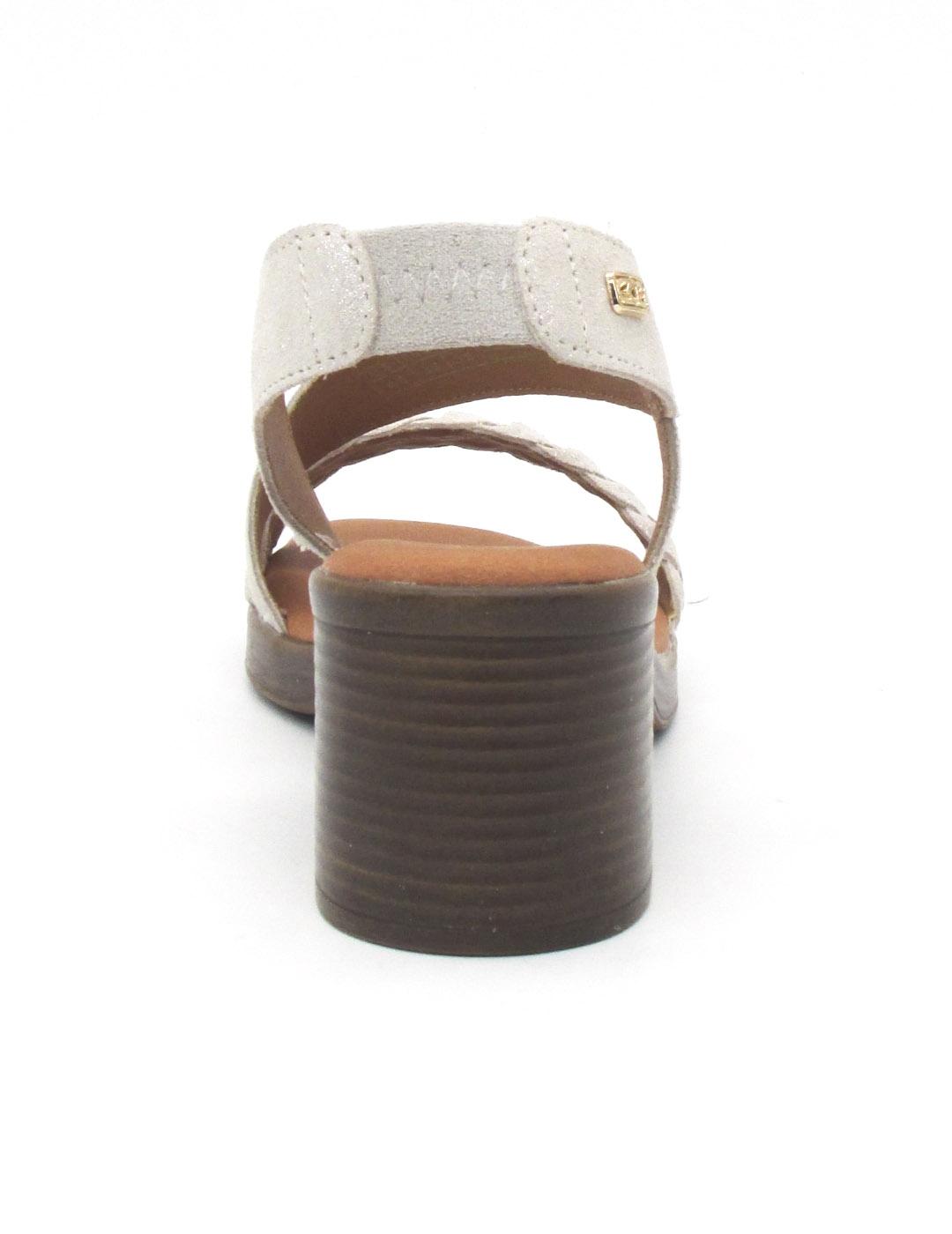 NEW GOTICA 11 CHIKA 10 SANDALIA PLATINO TACON