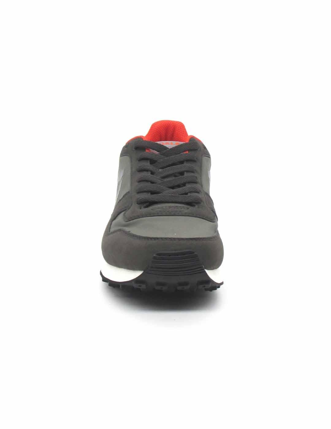 Zapatillas Ecoalf UCLAALF de color gris oscuro con cordón