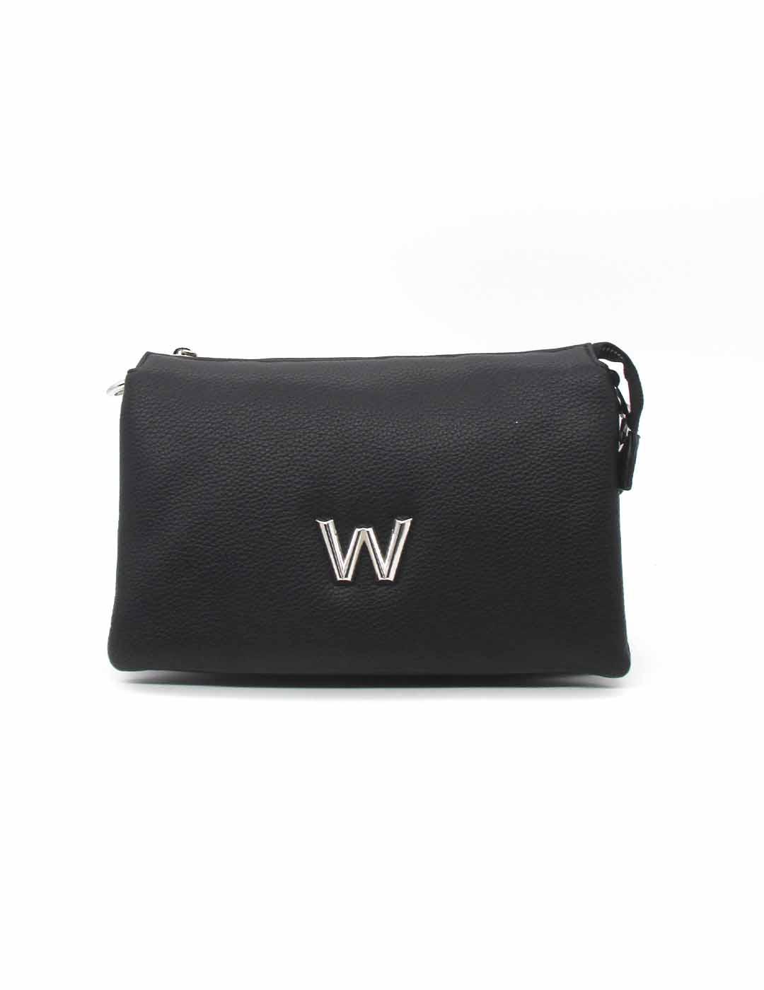 Bolso Wonders WB-52007 de color negro para mujer