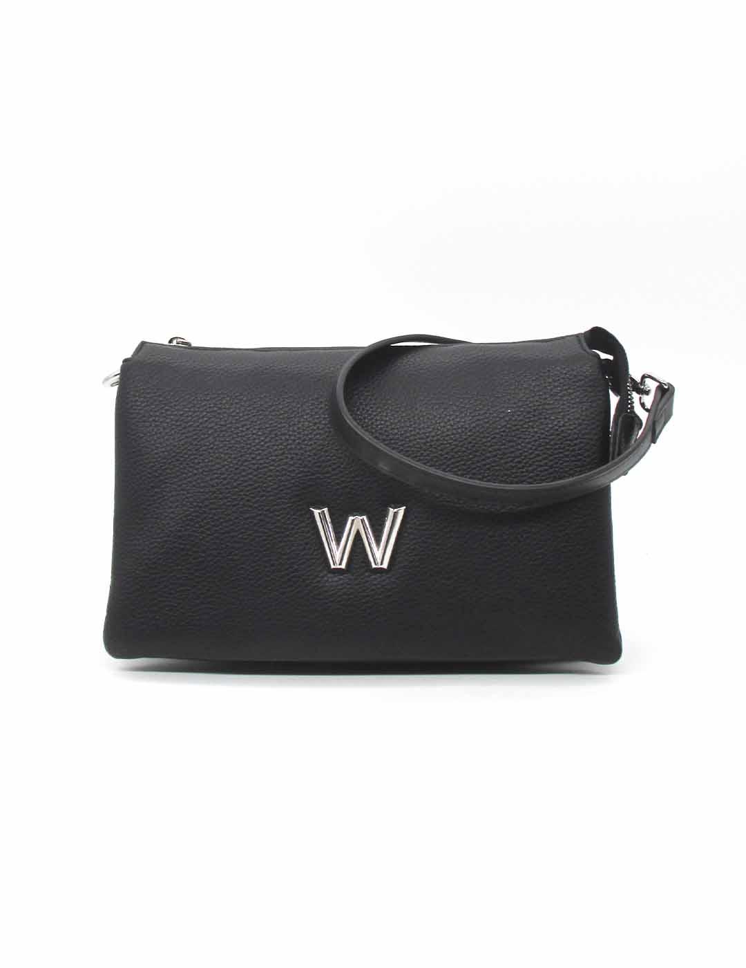 Bolso Wonders WB-52007 de color negro para mujer