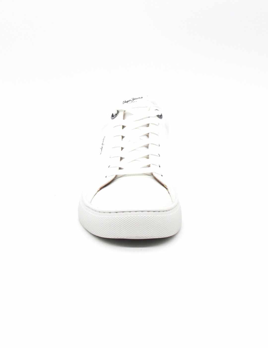 Zapatilla Pepe JeansPMS00048(800) de color blanco/marino