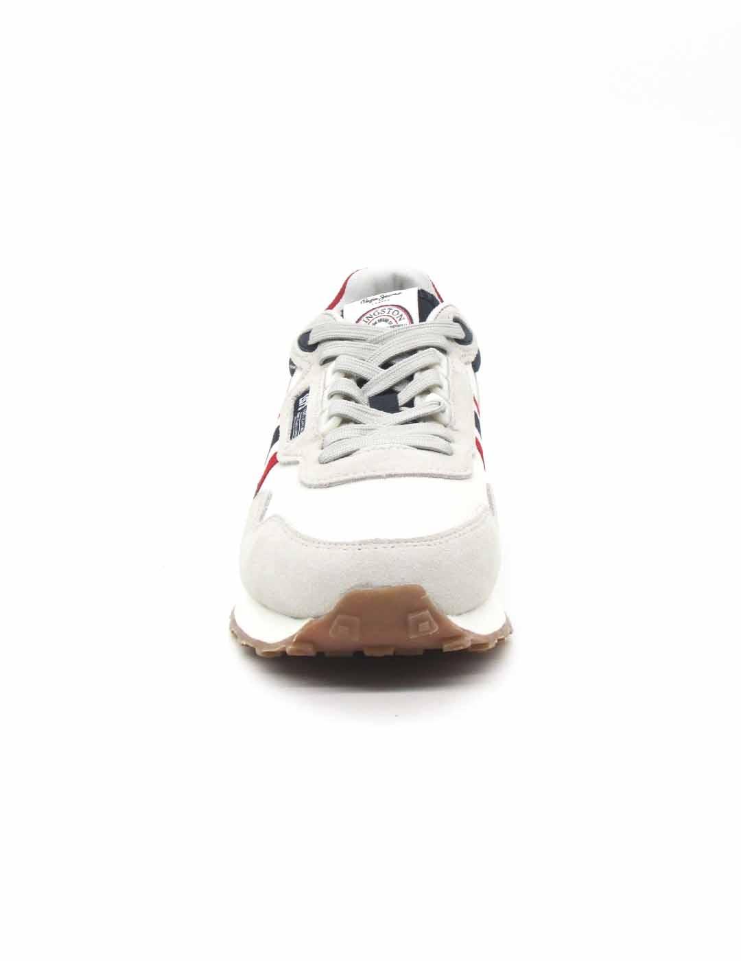 PMS40027(800) PEPE JEANS DEPORTIVA BLANCO CORDON