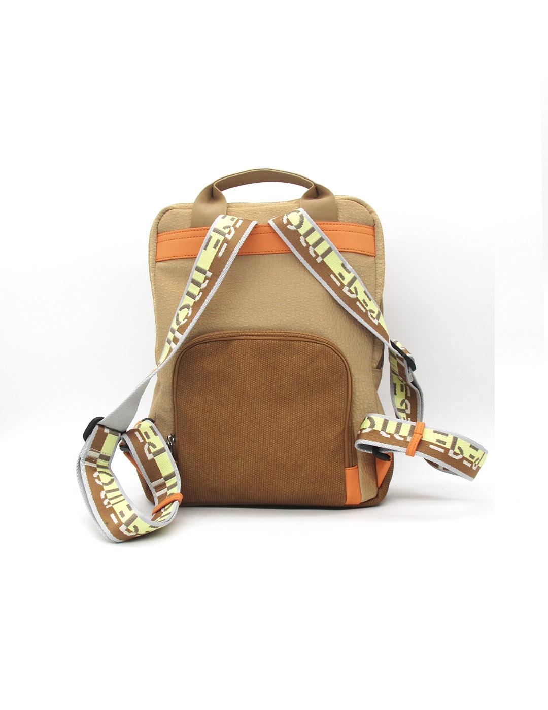 Mochila Pepe Moll 251480 de color cuero para mujer