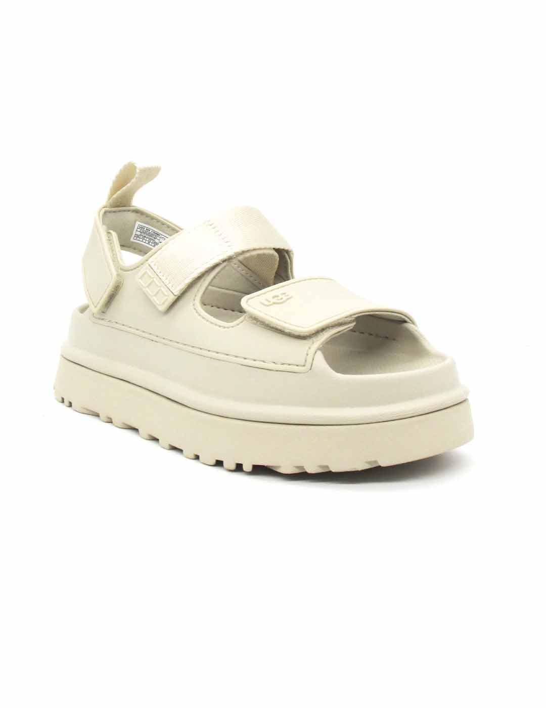 Sandalia UGG 1152685 de color beige con plataforma