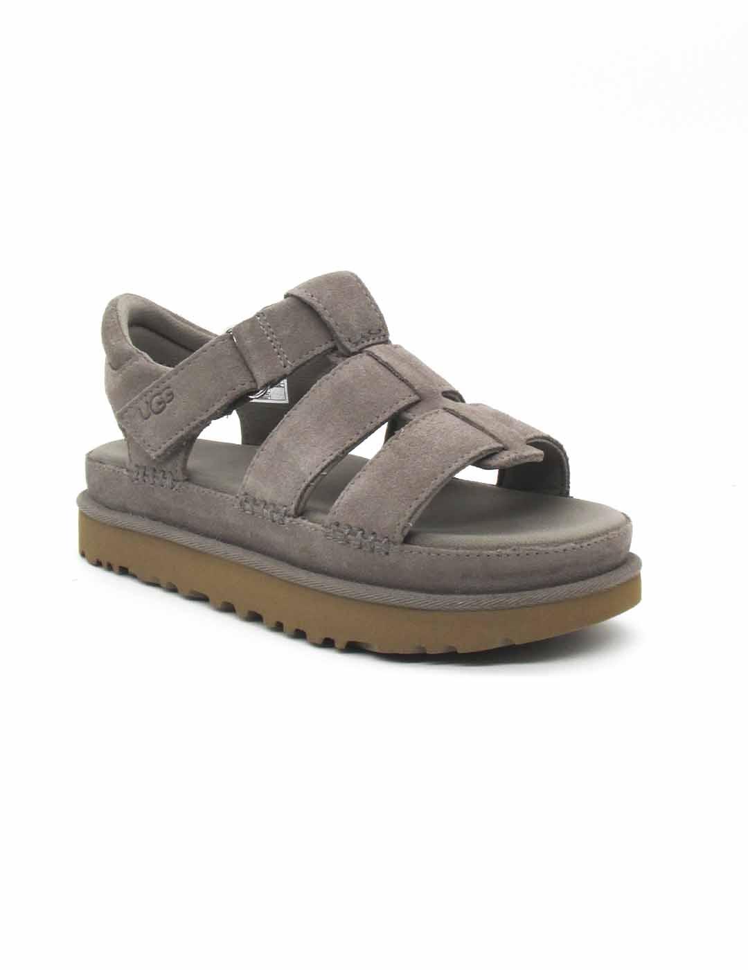 Sandalia UGG 1137890 de color gris con plataforma