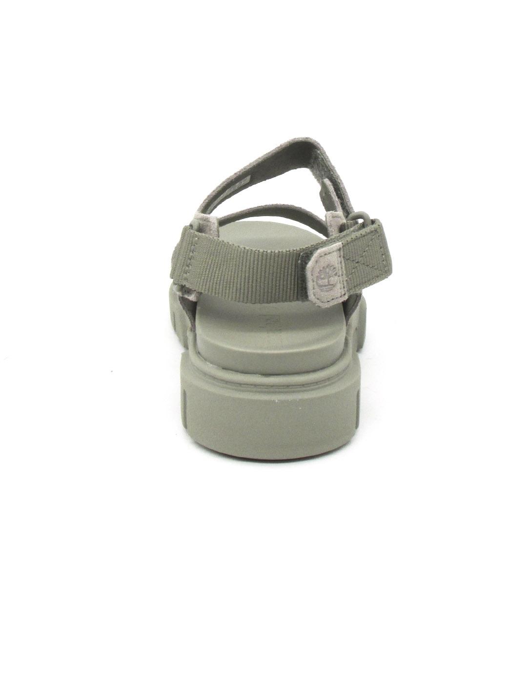 Sandalia Timberland TB0A61MGEO3 de color gris para mujer