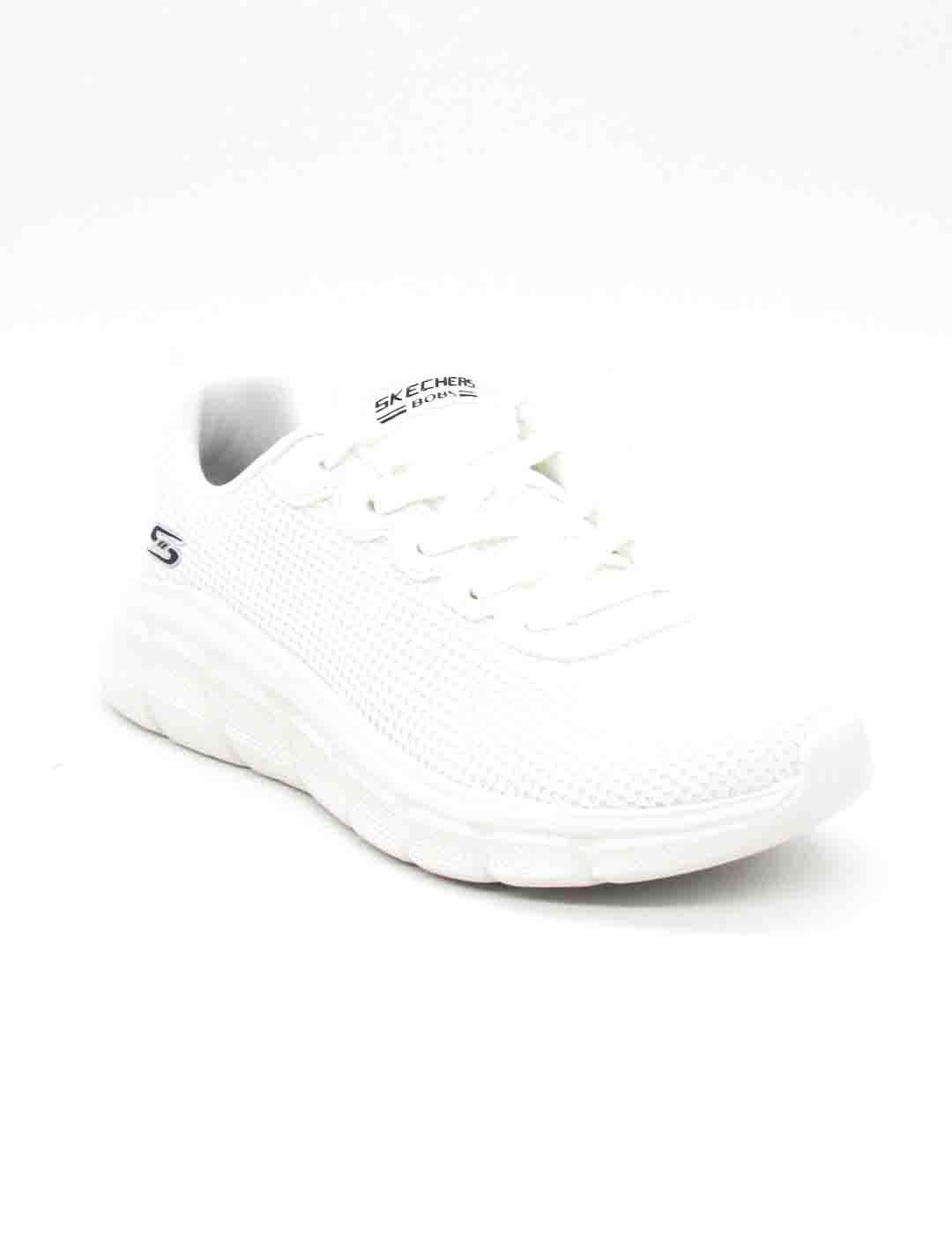 Zapatilla Skechers117346/W de color blanco oara mujer