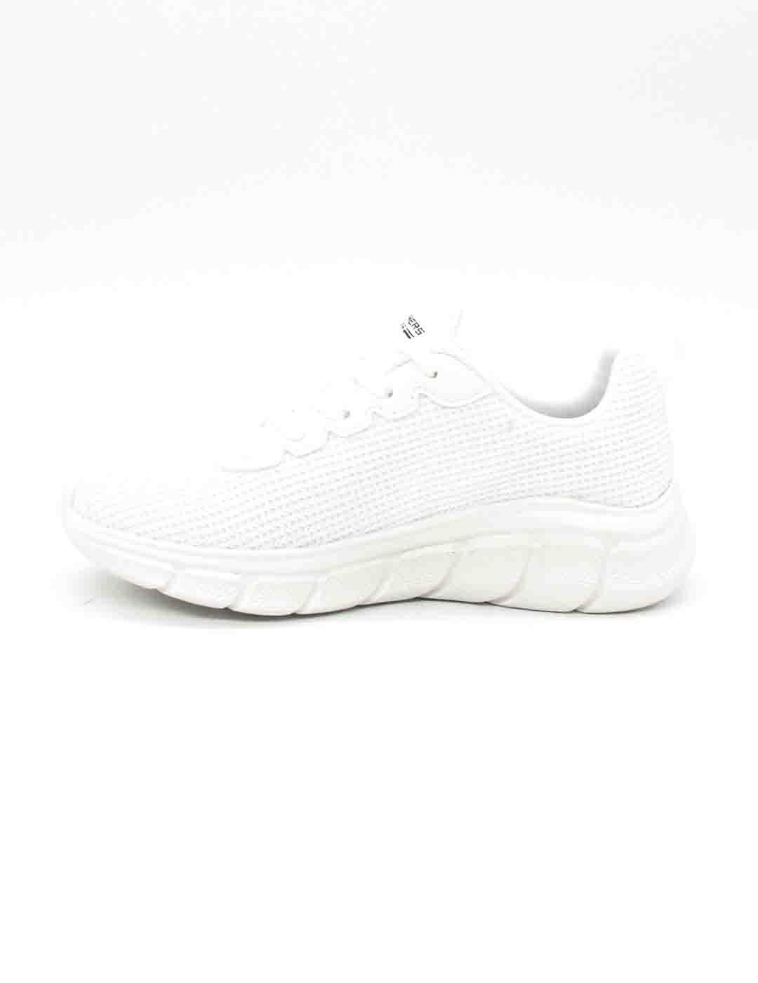 Zapatilla Skechers117346/W de color blanco oara mujer